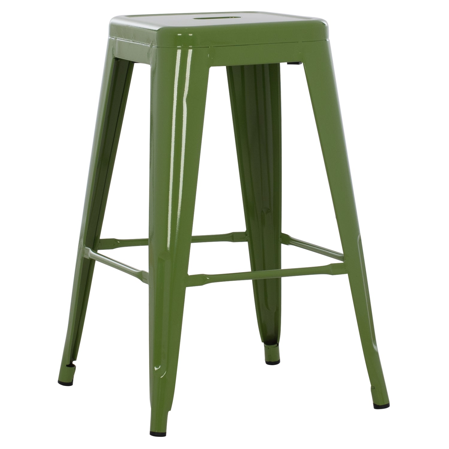 Σκαμπο Μεσαιου Υψους Μεταλλικο Melita-Pro Σε Light Olive Green 43X43X67Υεκ.