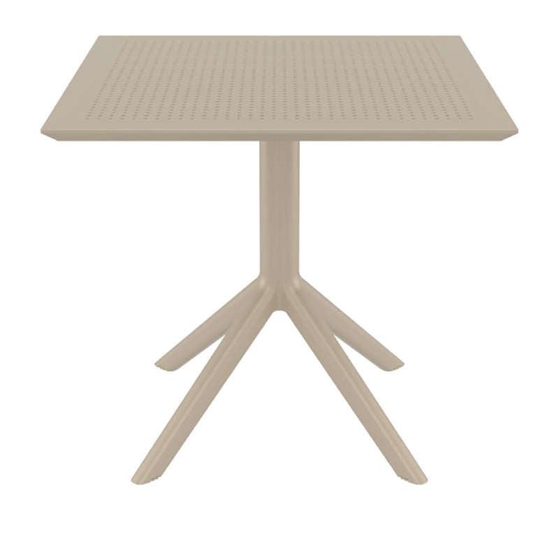 SKY TAUPE 80X80X74εκ. ΤΡΑΠΕΖΙ ΠΟΛ/ΝΙΟΥ