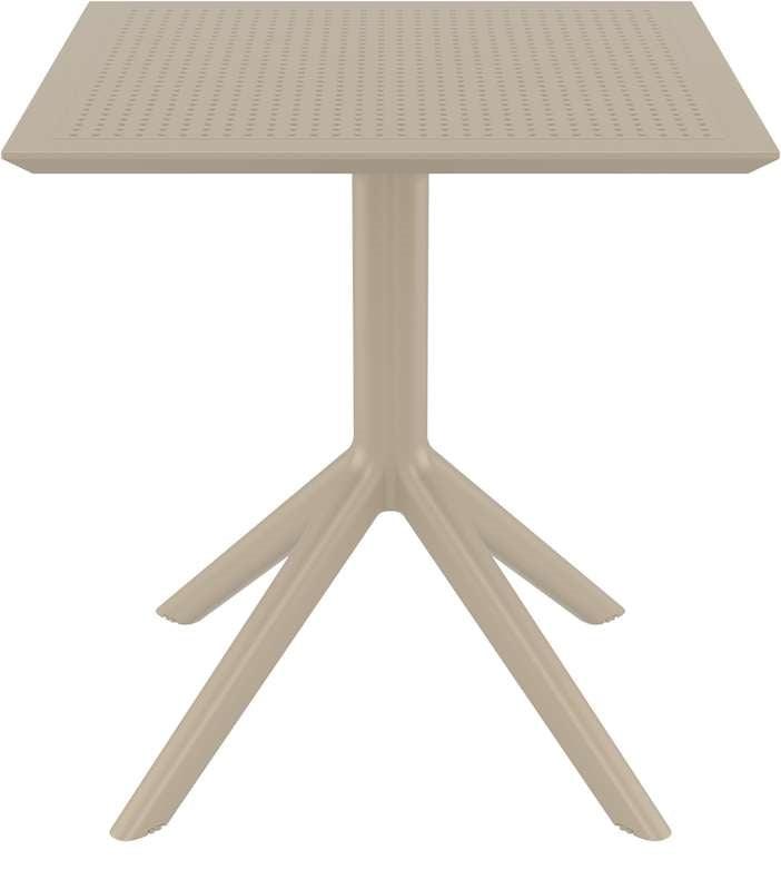 SKY TAUPE 70X70X74εκ. ΤΡΑΠΕΖΙ ΠΟΛ/ΝΙΟΥ