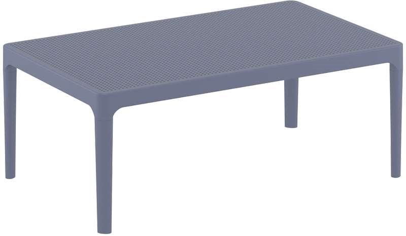 SKY DARK GREY 100Χ60Χ40εκ. ΤΡΑΠΕΖΙ ΠΟΛ/ΝΙΟΥ