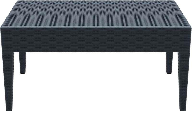 MIAMI DARK GREY ΤΡΑΠΕΖΙ 92Χ53Χ45εκ. ΠΟΛ/ΝΙΟΥ