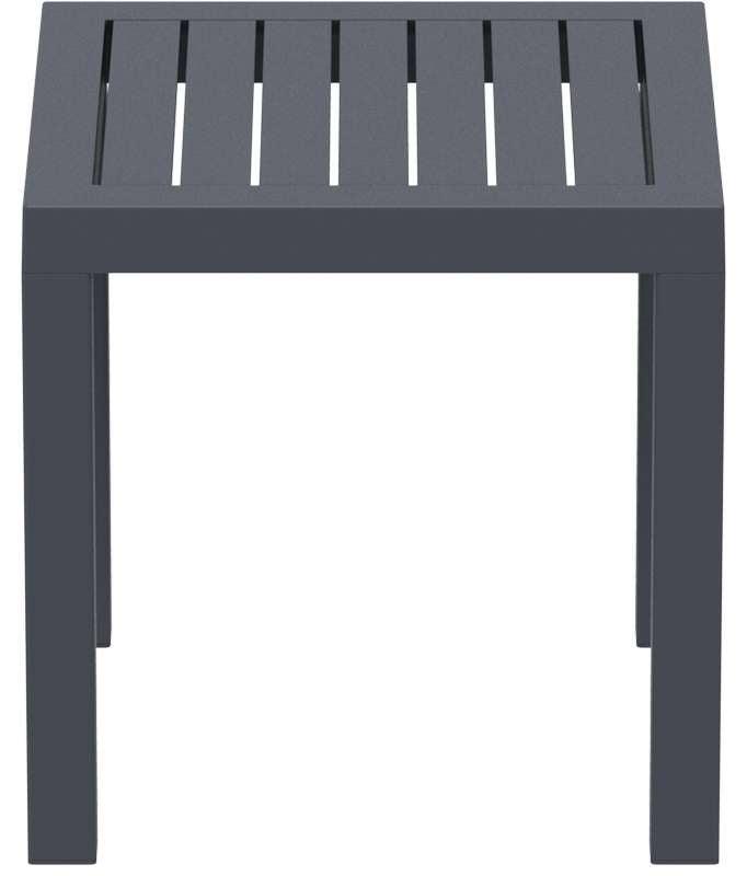 OCEAN DARK GREY ΤΡΑΠΕΖΙ 45Χ45Χ45εκ. ΠΟΛ/ΝΙΟΥ
