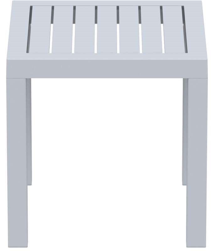 OCEAN SILVER GREY ΤΡΑΠΕΖΙ 45Χ45Χ45εκ. ΠΟΛ/ΝΙΟΥ