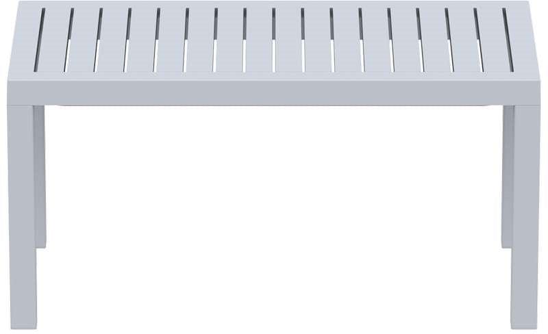 OCEAN SILVER GREY ΤΡΑΠΕΖΙ 90Χ45Χ45εκ. ΠΟΛ/ΝΙΟΥ