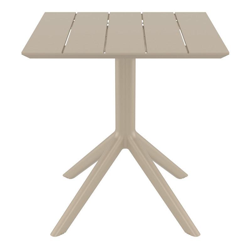 PARIS TAUPE 70X70X74εκ. ΤΡΑΠΕΖΙ ΠΟΛ/ΝΙΟΥ