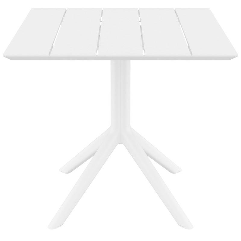 PARIS WHITE 80X80X74εκ. ΤΡΑΠΕΖΙ ΠΟΛ/ΝΙΟΥ