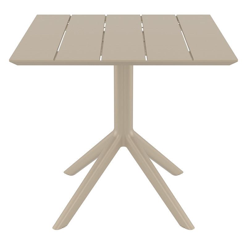 PARIS TAUPE 80X80X74εκ. ΤΡΑΠΕΖΙ ΠΟΛ/ΝΙΟΥ