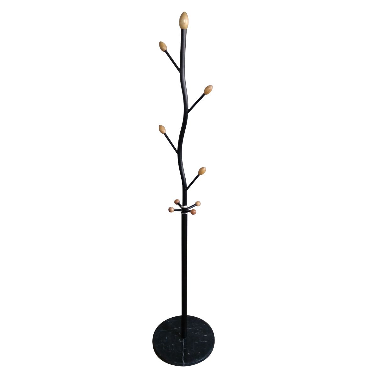 Καλόγερος ArteLibre ATRI Μαύρο Μέταλλο 37x37x173cm