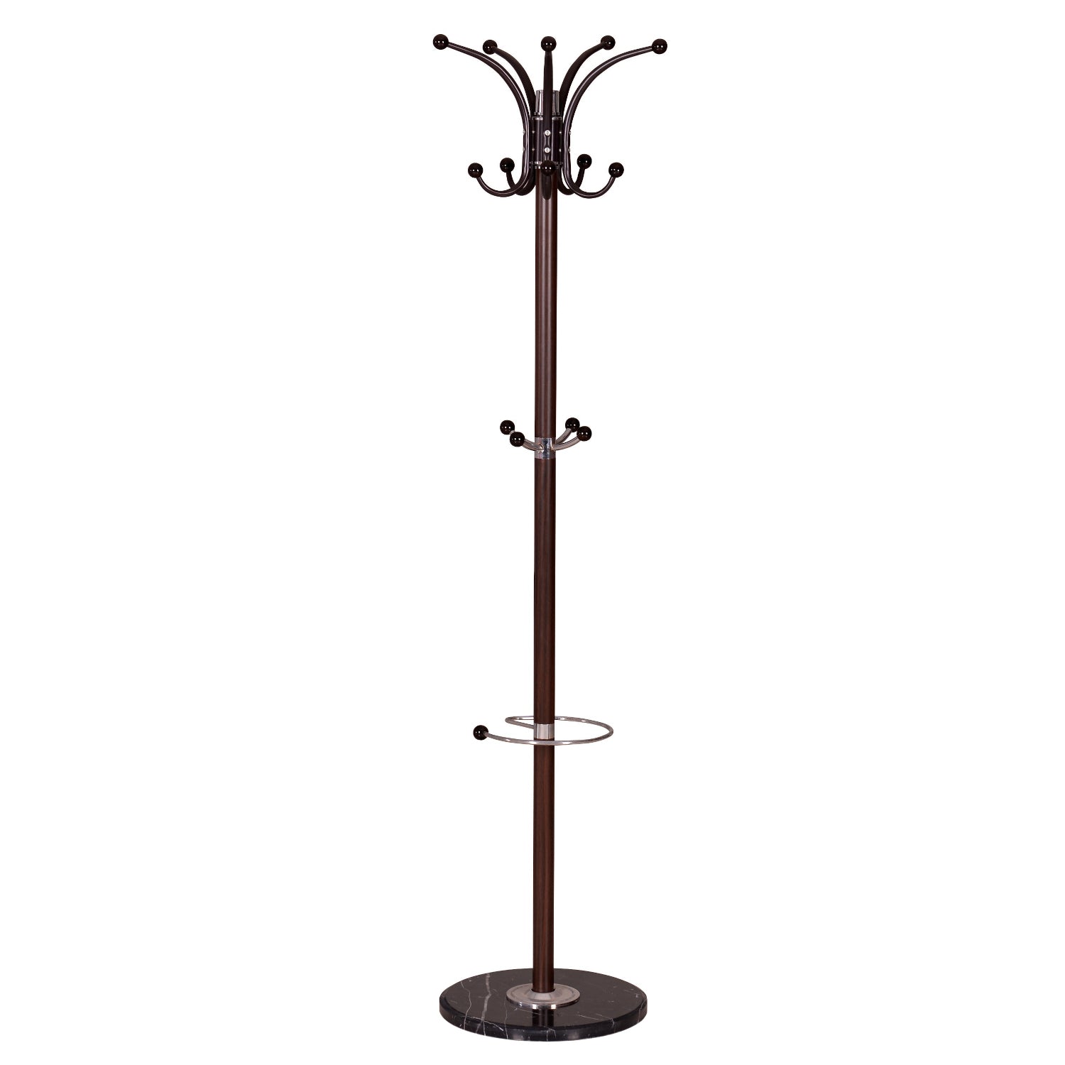Καλόγερος ArteLibre COMO Καφέ Μέταλλο/Μάρμαρο 37x37x171cm