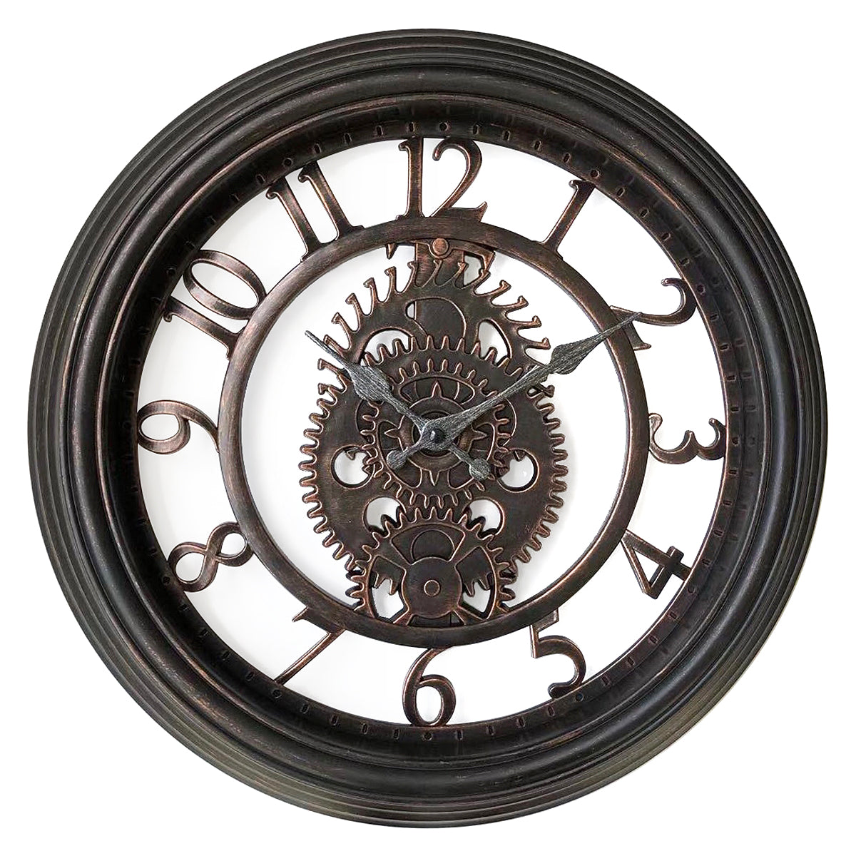 Ρολόι Τοίχου ArteLibre Μαύρο Πλαστικό Φ40.6x4.9cm