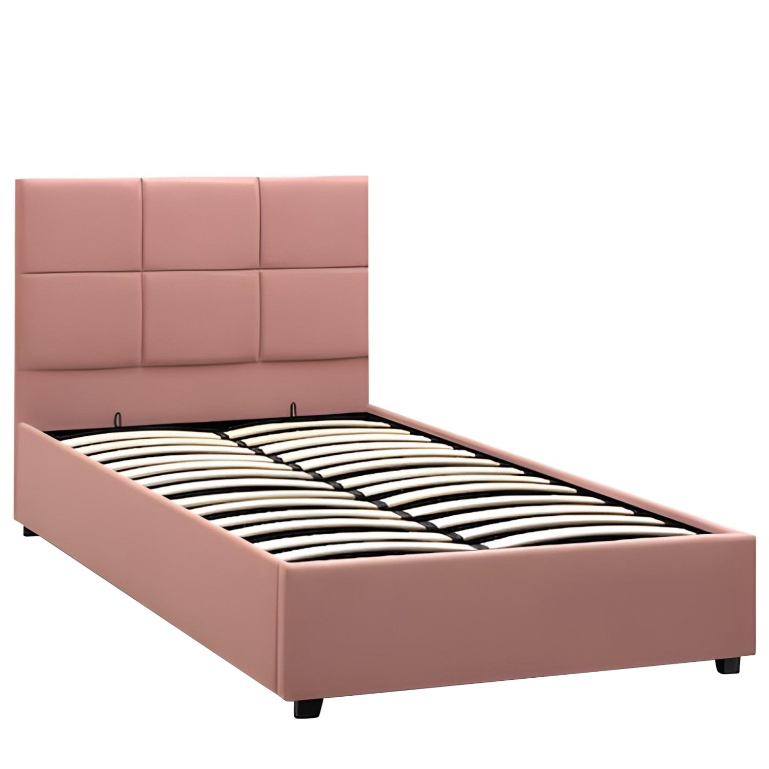 Κρεβάτι Μονό ArteLibre CLOUDREST Σάπιο Μήλο Ύφασμα 213x130x109.5cm (Στρώμα 120x200cm)