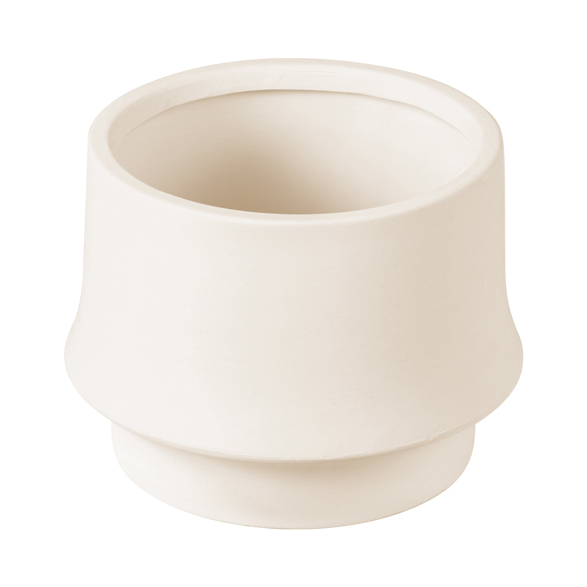Artificial Garden Venice Πήλινο Κεραμικό Κασπώ Γλάστρα - Flower Pot Μπεζ Φ17Cm X Υ15Cm