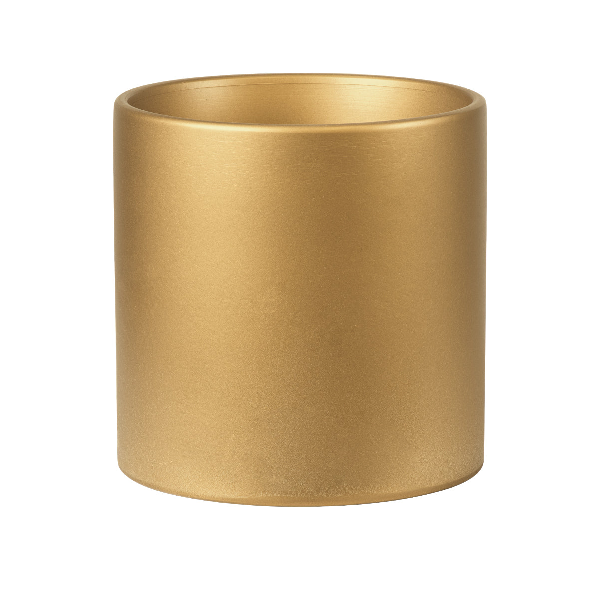 Artificial Garden Chania Πήλινο Κεραμικό Κασπώ Γλάστρα - Flower Pot Χρυσό Φ15Cm X Υ15Cm