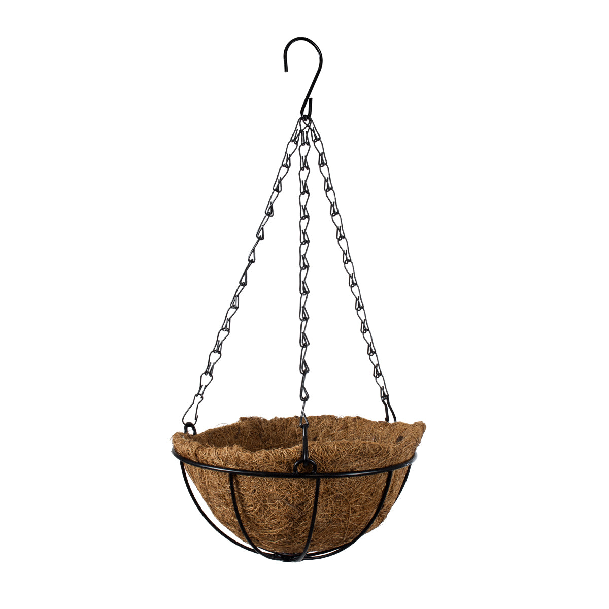 Artificial Garden Salamina Κρεμαστό Κασπώ Γλάστρα - Flower Pot Από Φλοιό Καρύδας Καφέ Φ20Cm X Υ10Cm