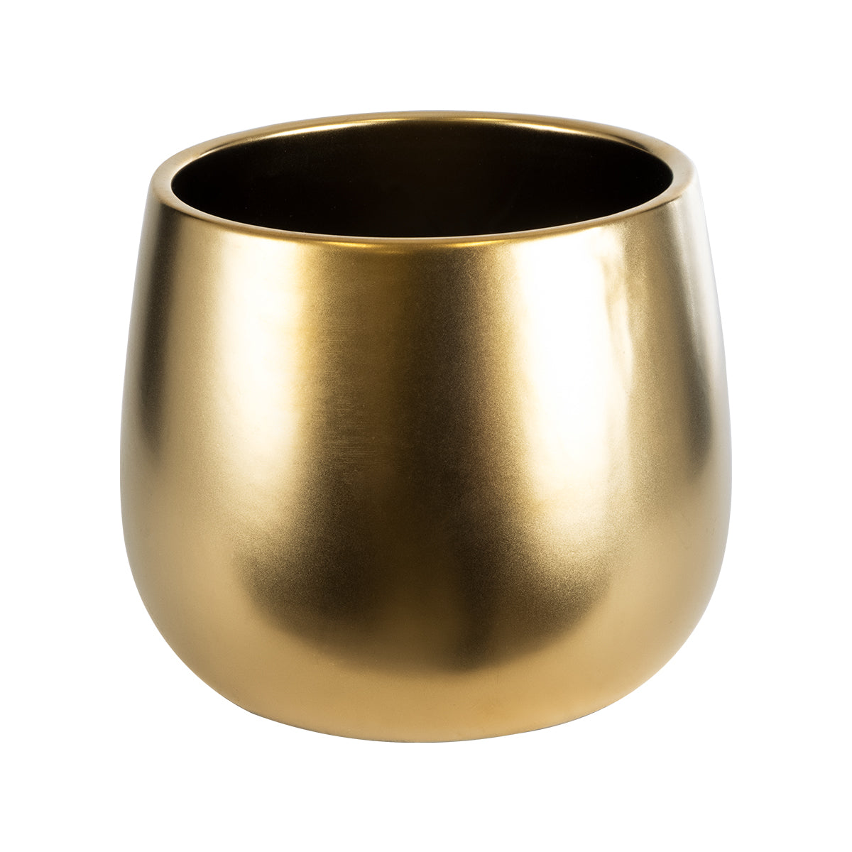 Artificial Garden Sidney Διακοσμητικό Κεραμικό Κασπώ Γλάστρα - Flower Pot Χρυσό Φ16 X Υ13Cm
