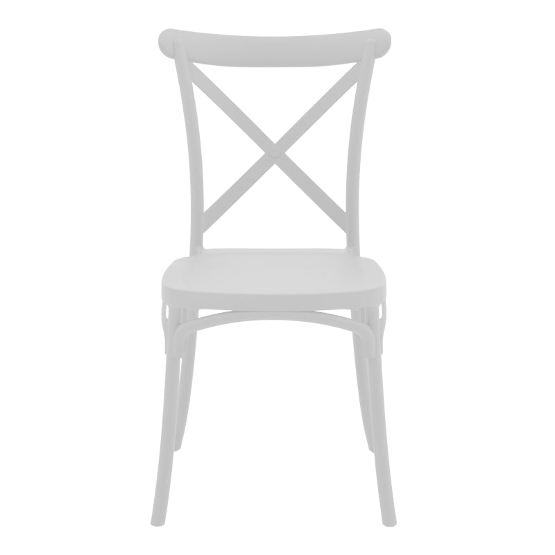 Εργονομική Καρέκλα Crossie  pp λευκό 51x48x90εκ