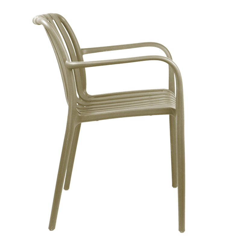 Αναπαυτική Πολυθρόνα Zoi  pp σε cappucino απόχρωση 58.5x54x80εκ