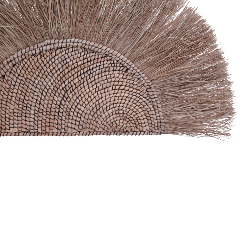 Διακοσμητικό τοίχου Nairone Inart seagrass-abaca σε φυσικό χρώμα