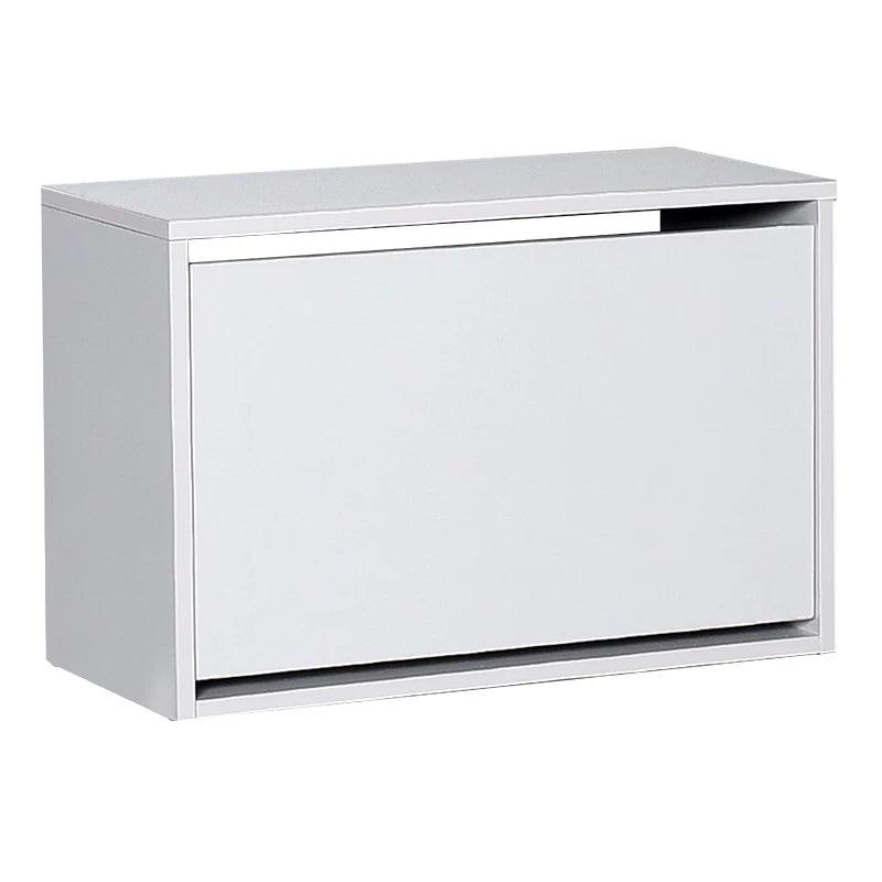 Λευκή Παπουτσοθήκη Μελαμίνης Step - 6 Ζευγών - 60x30x42εκ.