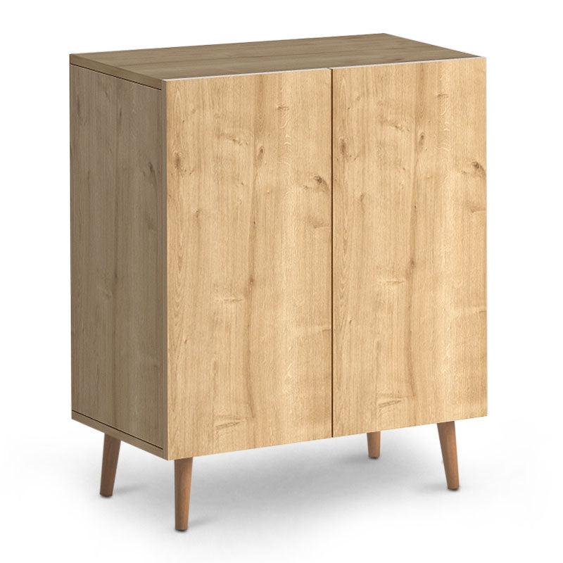 Παπουτσοθήκη Μελαμίνης Luce 12 Ζευγών Χρώμα Oak 70x35x85εκ.