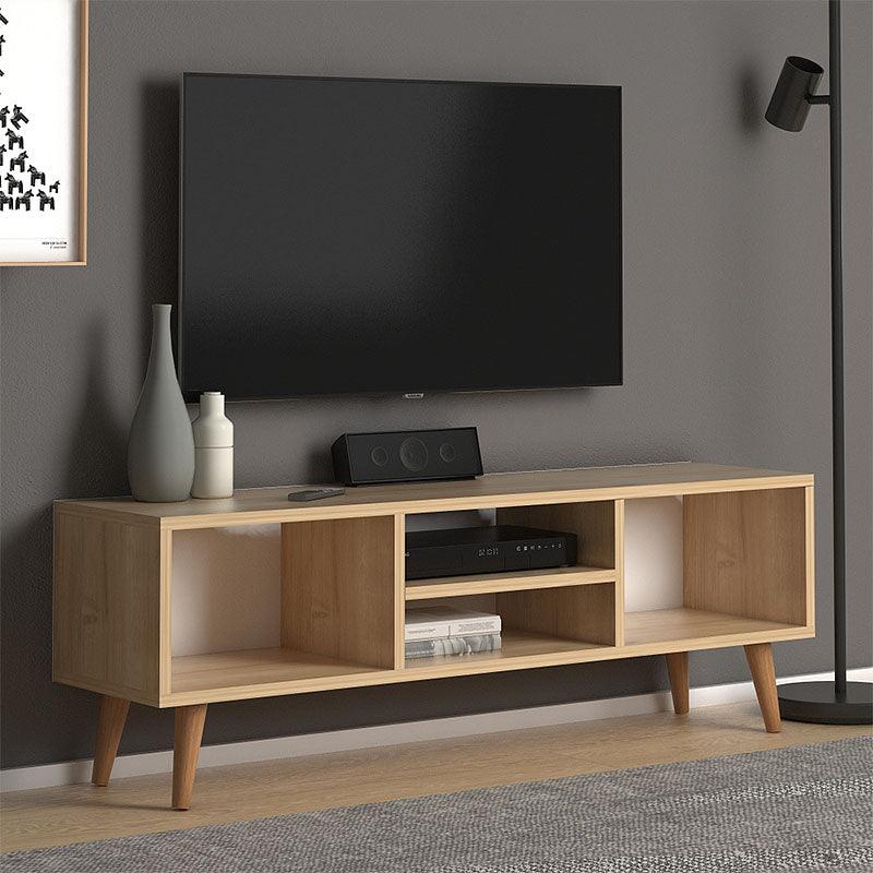 Έπιπλο Τηλεόρασης Loren Από Μελαμίνη Χρώμα Oak 120x30x40εκ.