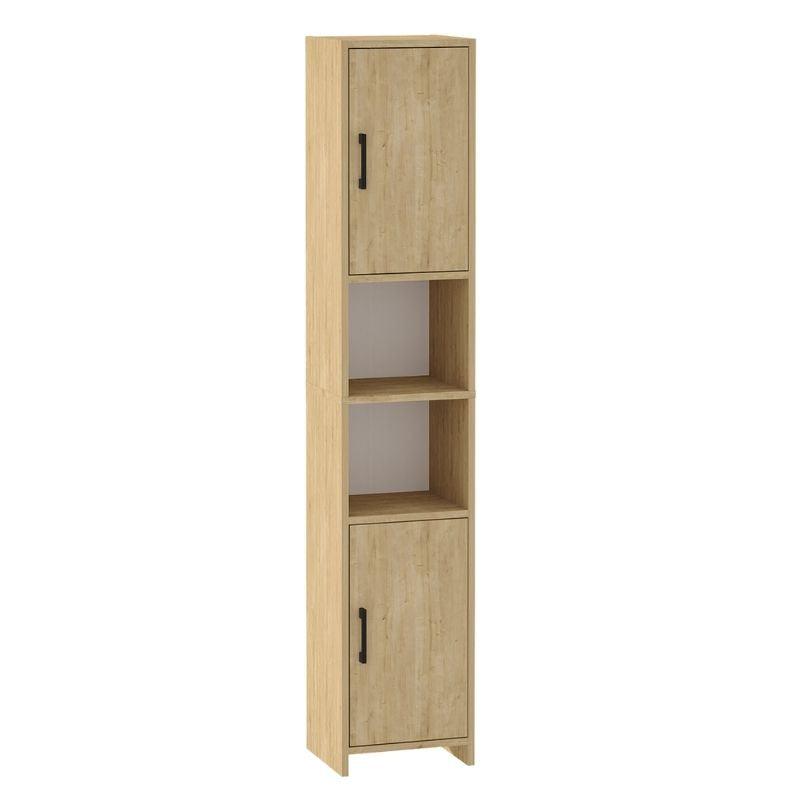 Ντουλάπι Κουζίνας - Μπάνιου Hobbes Χρώμα Sapphire Oak 35x30x182,3εκ.