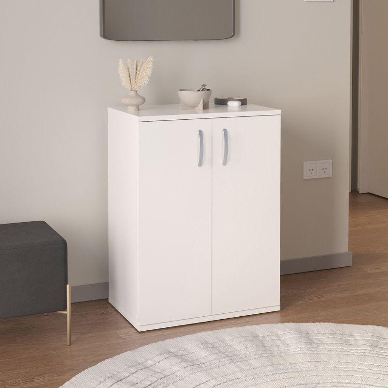 Παπουτσοθήκη - Ντουλάπι Manolo Χρώμα Λευκό 60x38x81,4εκ.