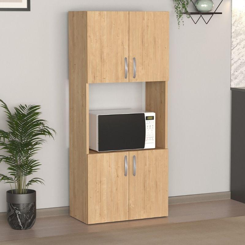 Ντουλάπα Κουζίνας Armado Χρώμα Sapphire Oak 60x32x140εκ.