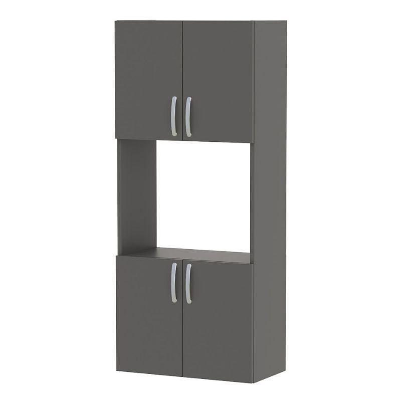 Ντουλάπα Κουζίνας Armado Χρώμα Ανθρακί 60x32x140εκ.