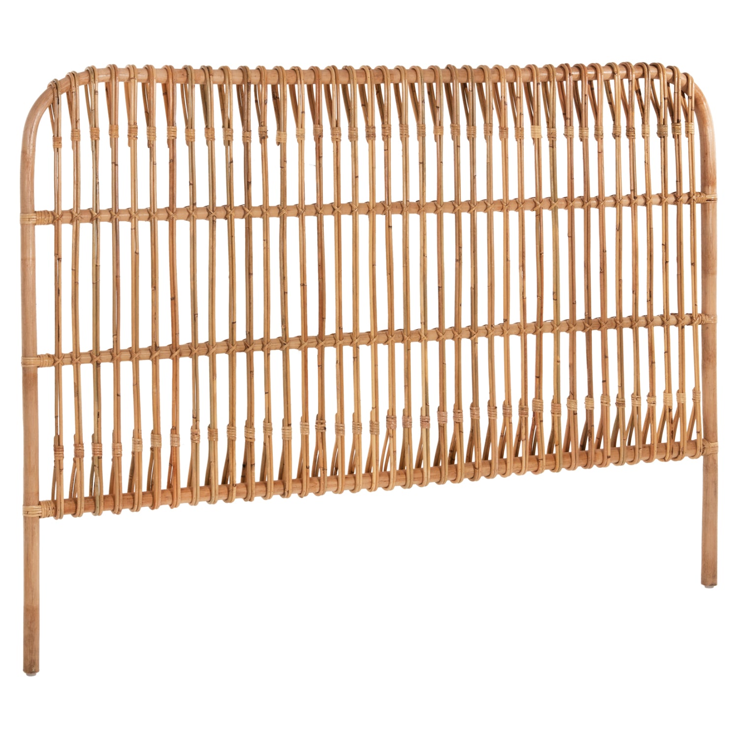 Κεφαλαρι Κρεβατιου Merma Σε Φυσικο Χρωμα Rattan 165X5X121Yεκ.