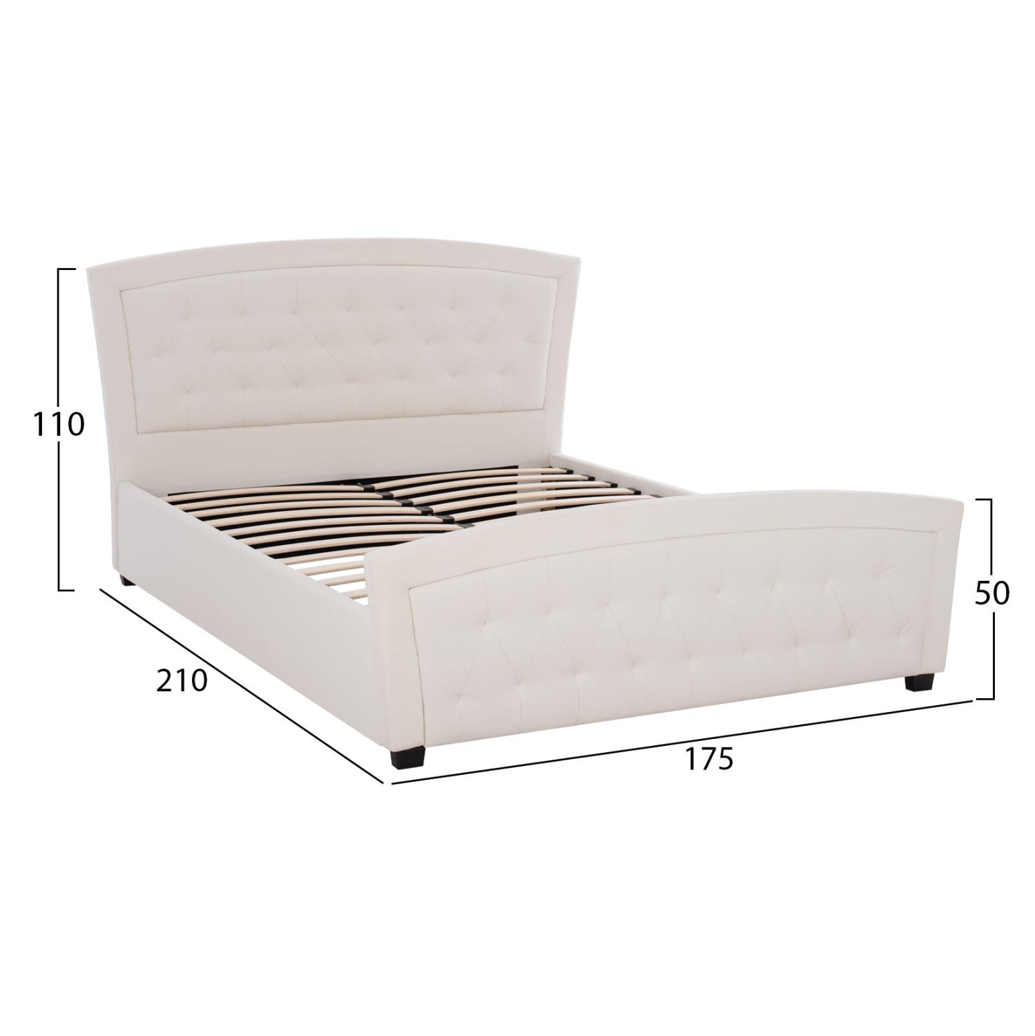 Κρεβατι Odelia Με Pu 150X200 Εκ.