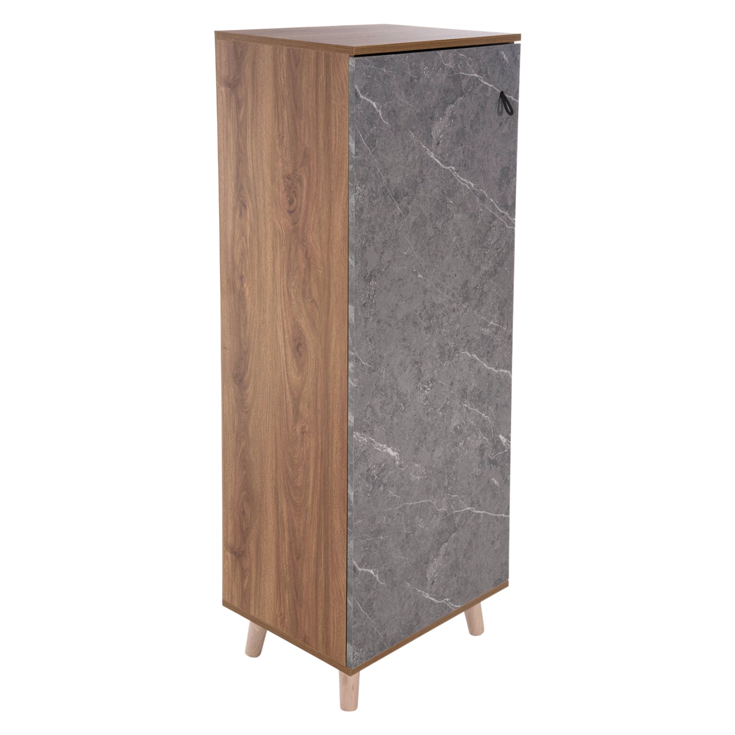 Παπουτσοθηκη-Ντουλαπι Alvaro Μελαμινη Sonama-Stone Texture 50Χ38Χ135Yεκ.