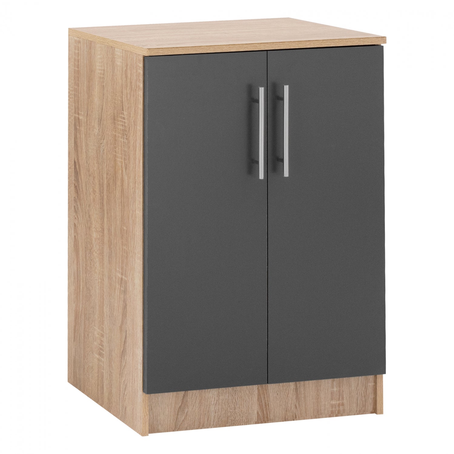 Παπουτσοθηκη Ντουλαπι Ξυλινη Emerie Sonama-Γκρι 60X40,5X80 Εκ.