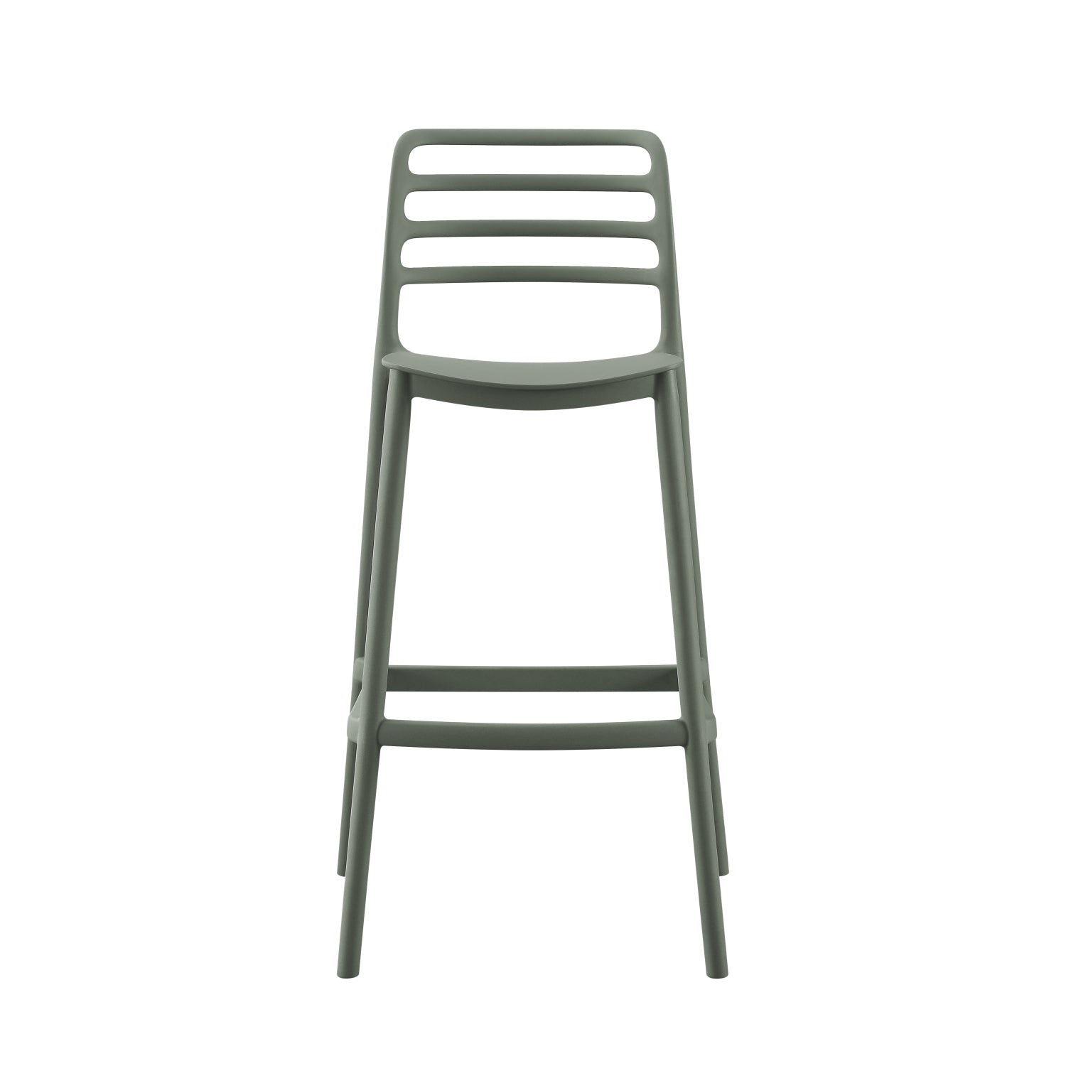 Σκαμπο Bar Πολυπροπυλενιου Snod Olive Green 37,2X50X101,5Υεκ.