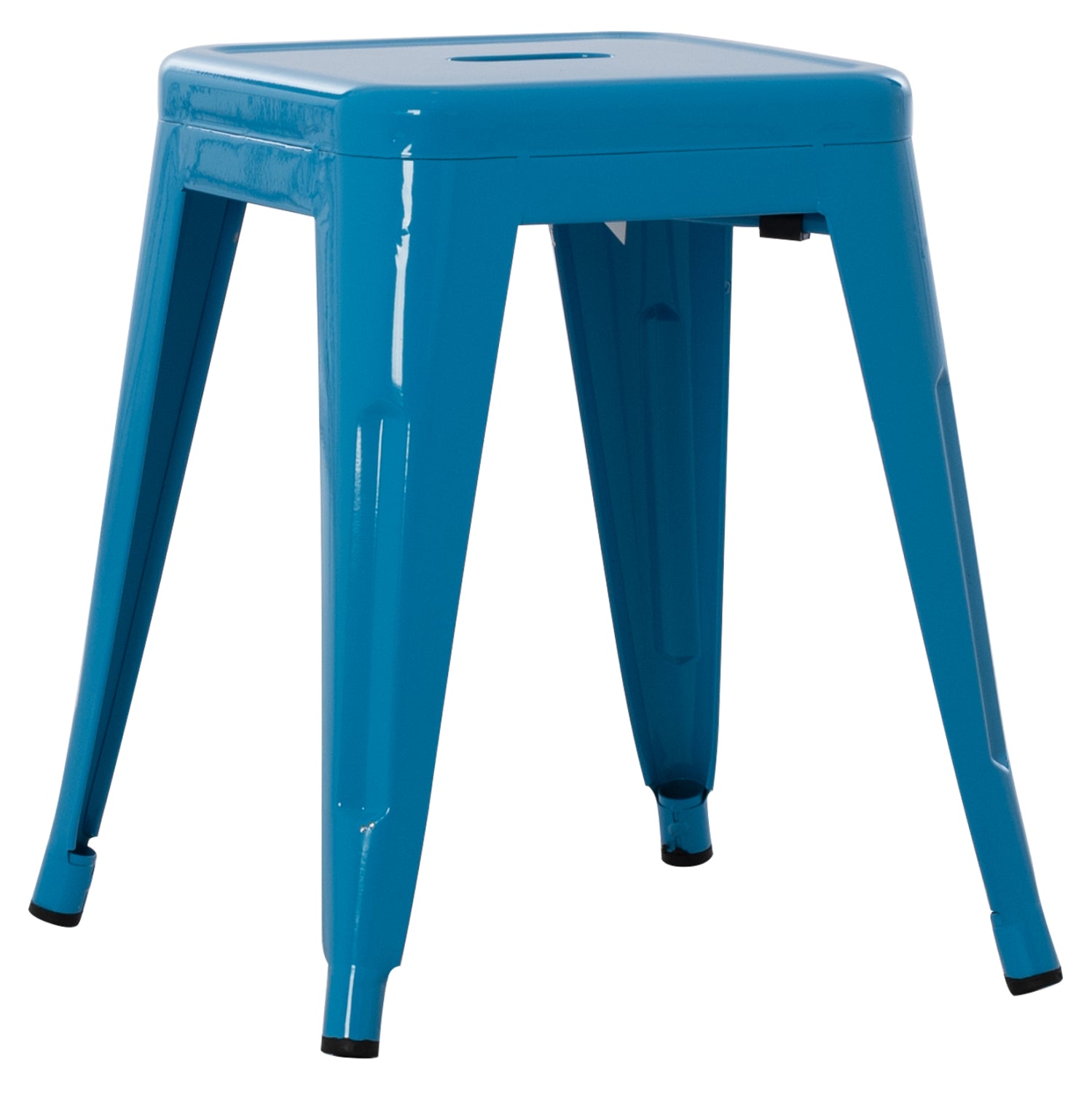 Σκαμπο Μεταλλικο Melita Σε Μπλε Χρωμα 37X37X45Υεκ.